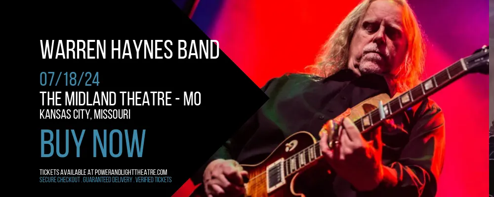 Warren Haynes Band at The Midland Theatre - MO