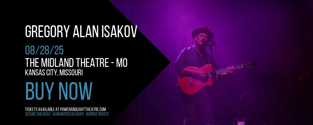 Gregory Alan Isakov at The Midland Theatre - MO