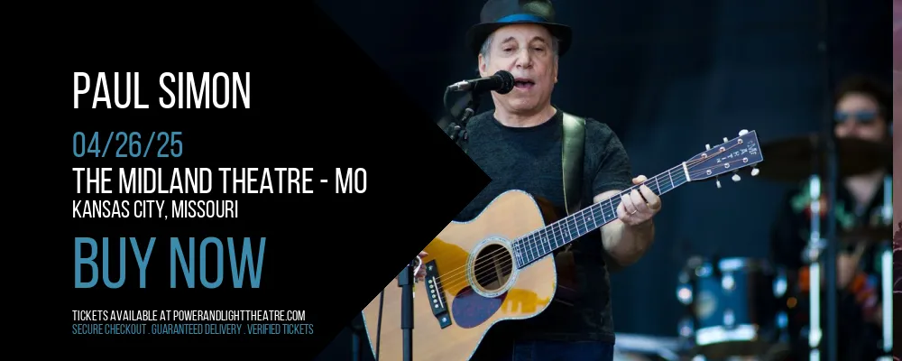 Paul Simon at The Midland Theatre - MO